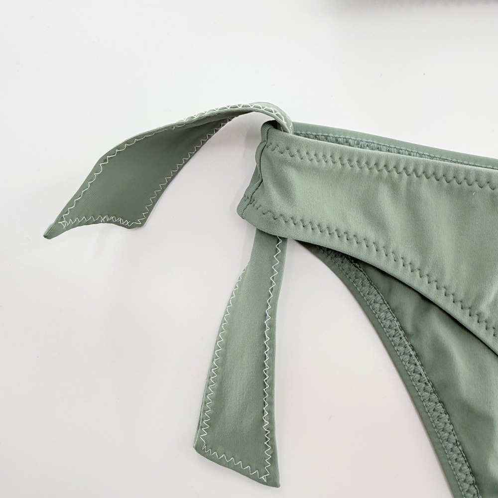 Kisuii x Barneys Bikini Mediterranean Resort Chic Smocked Coastal Quiet Luxury - Picture 9 of 9